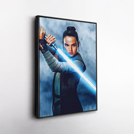 Rey Skywalker Canvas Print | Star Wars Jedi Wall Art