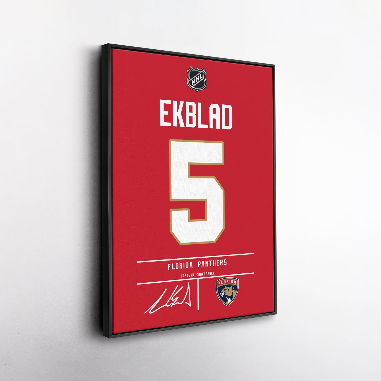 Aaron Ekblad Panthers Jersey Canvas Print | Wall Art Decor
