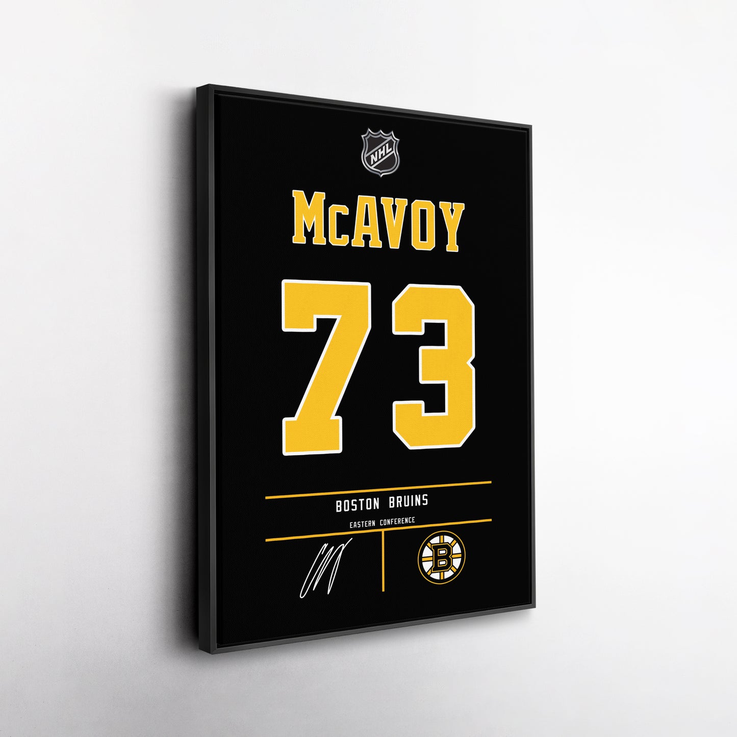 Charlie McAvoy Bruins Jersey Canvas Print | Wall Art Decor