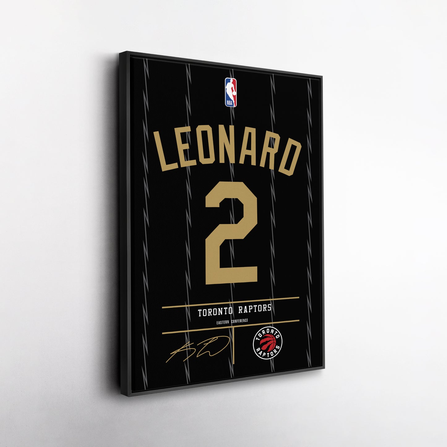 Kawhi Leonard Raptors Jersey Canvas Print | Wall Art Decor