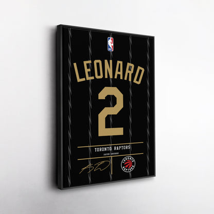 Kawhi Leonard Raptors Jersey Canvas Print | Wall Art Decor