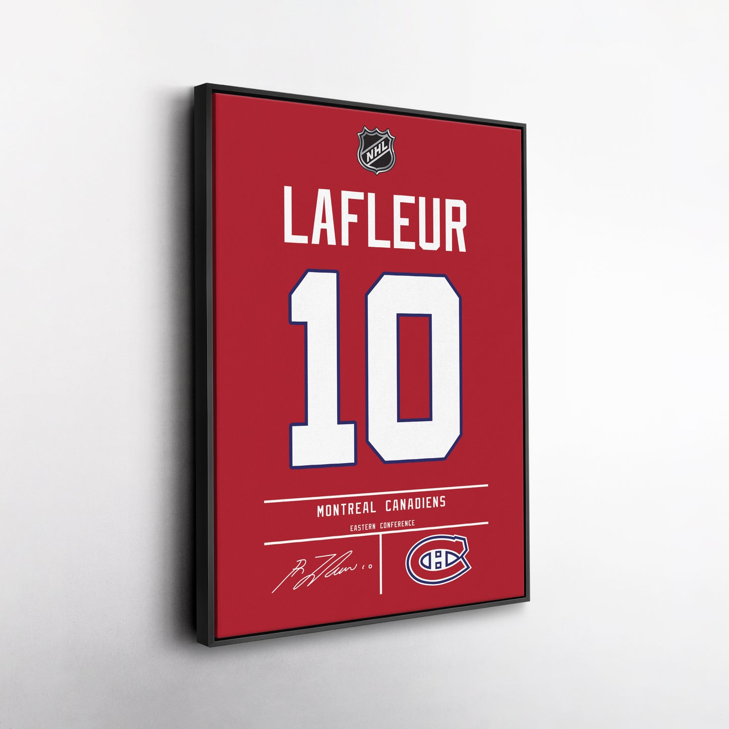 Guy Lafleur Canadiens Jersey Canvas Print | Wall Art Decor