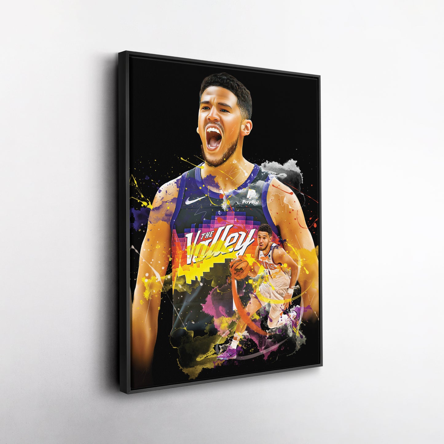 Devin Booker Suns Canvas Print | Phoenix Basketball Wall Art