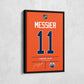 Mark Messier Oilers Jersey Art