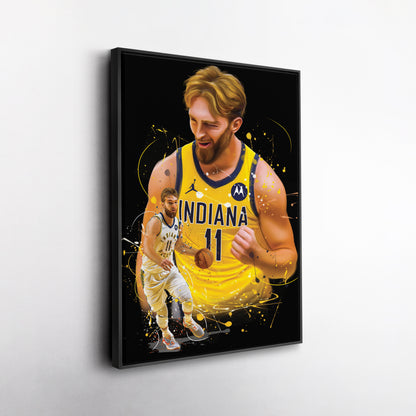 Domantas Sabonis Pacers Canvas Print | Indiana Basketball Wall Art