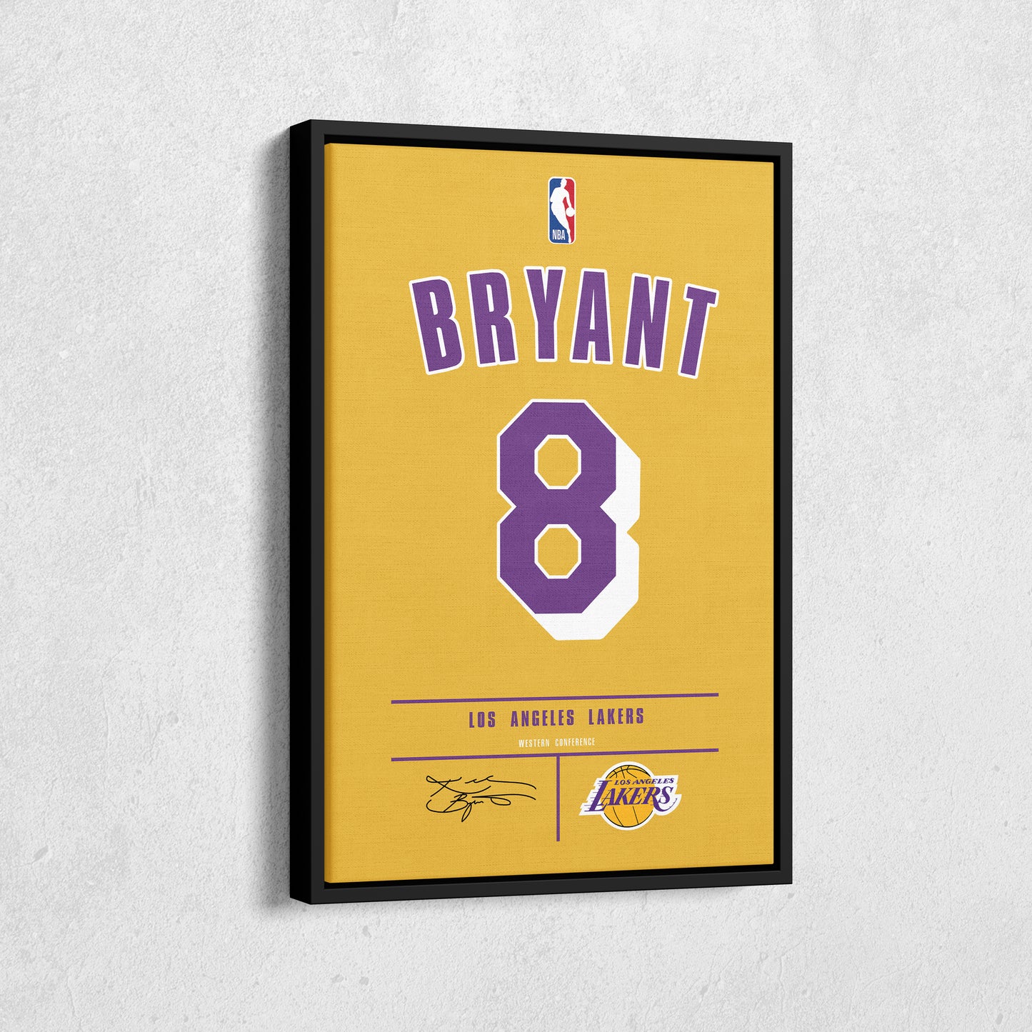 Kobe Bryant Lakers Jersey Art