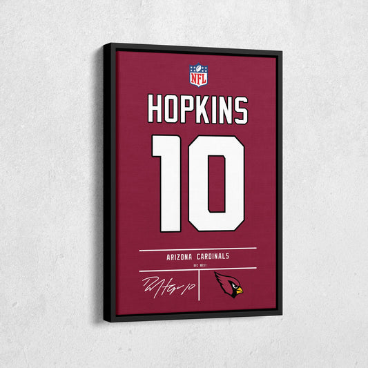 DeAndre Hopkins Cardinals Jersey Canvas Print | Wall Art Decor