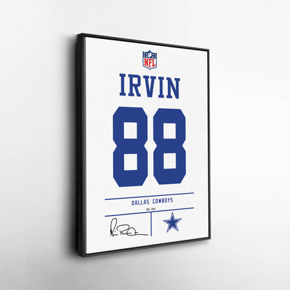 Michael Irvin Cowboys Jersey Canvas Print | Wall Art Decor