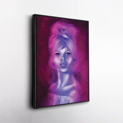 Brigitte Bardot Canvas Print | Vintage Hollywood Wall Art Decor