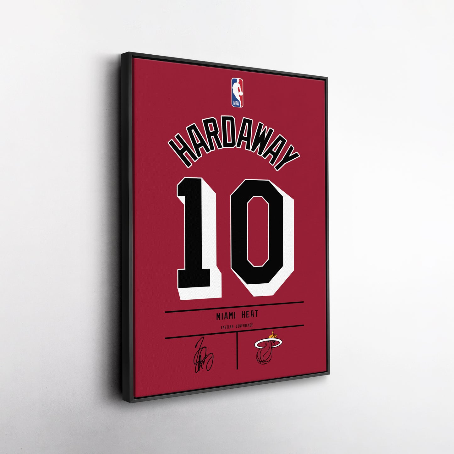 Tim Hardaway Heat Jersey Canvas Print | Wall Art Decor