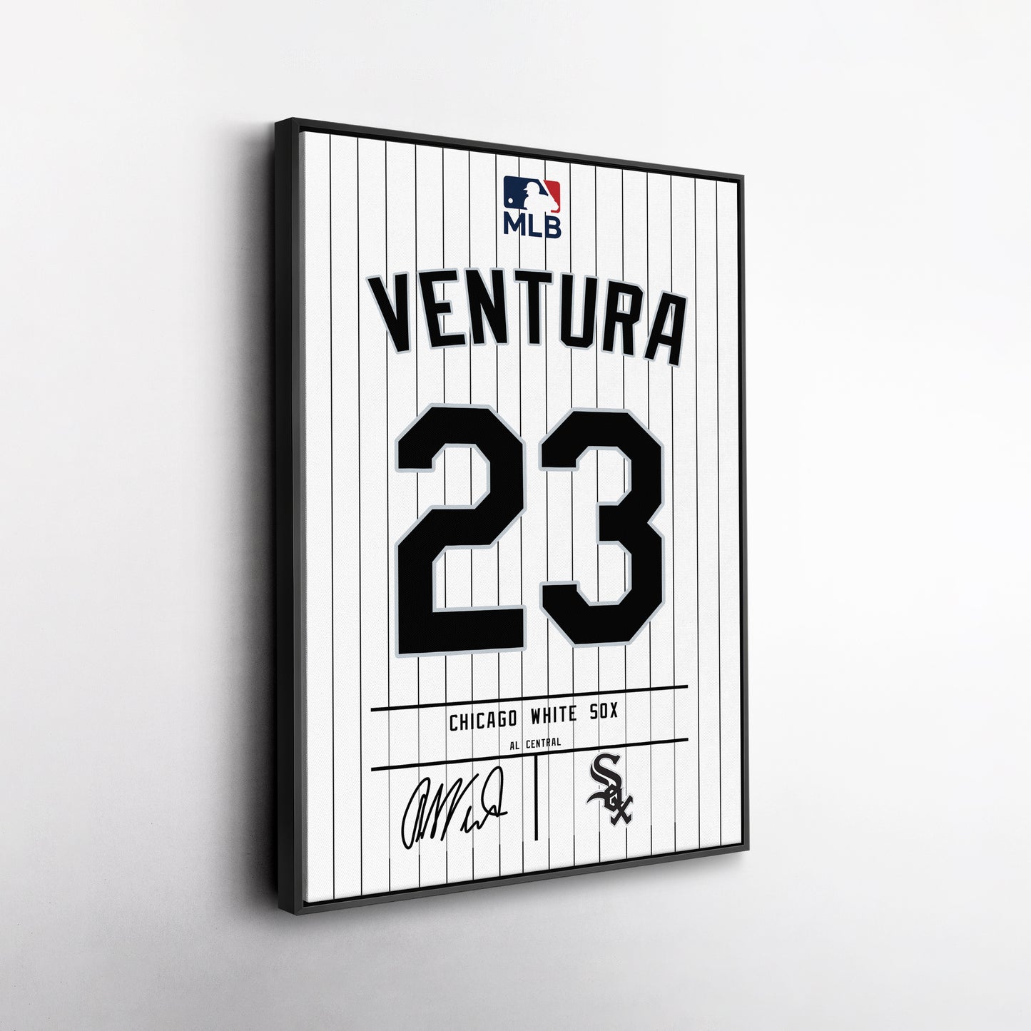 Robin Ventura Chicago White Sox Jersey Canvas Wall Art