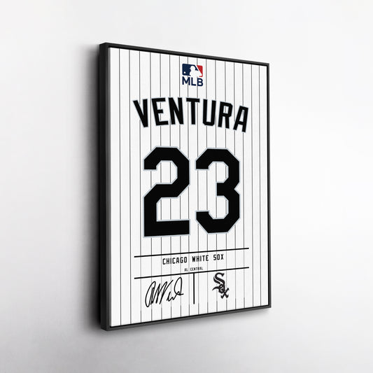 Robin Ventura Chicago White Sox Jersey Canvas Wall Art