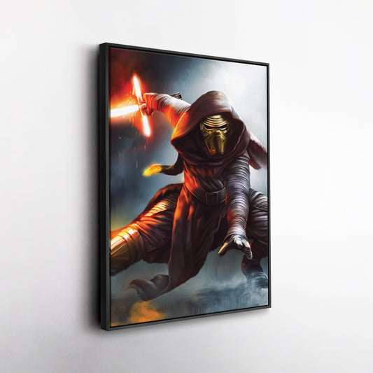 Kylo Ren Canvas Print | Star Wars Sith Warrior Wall Art