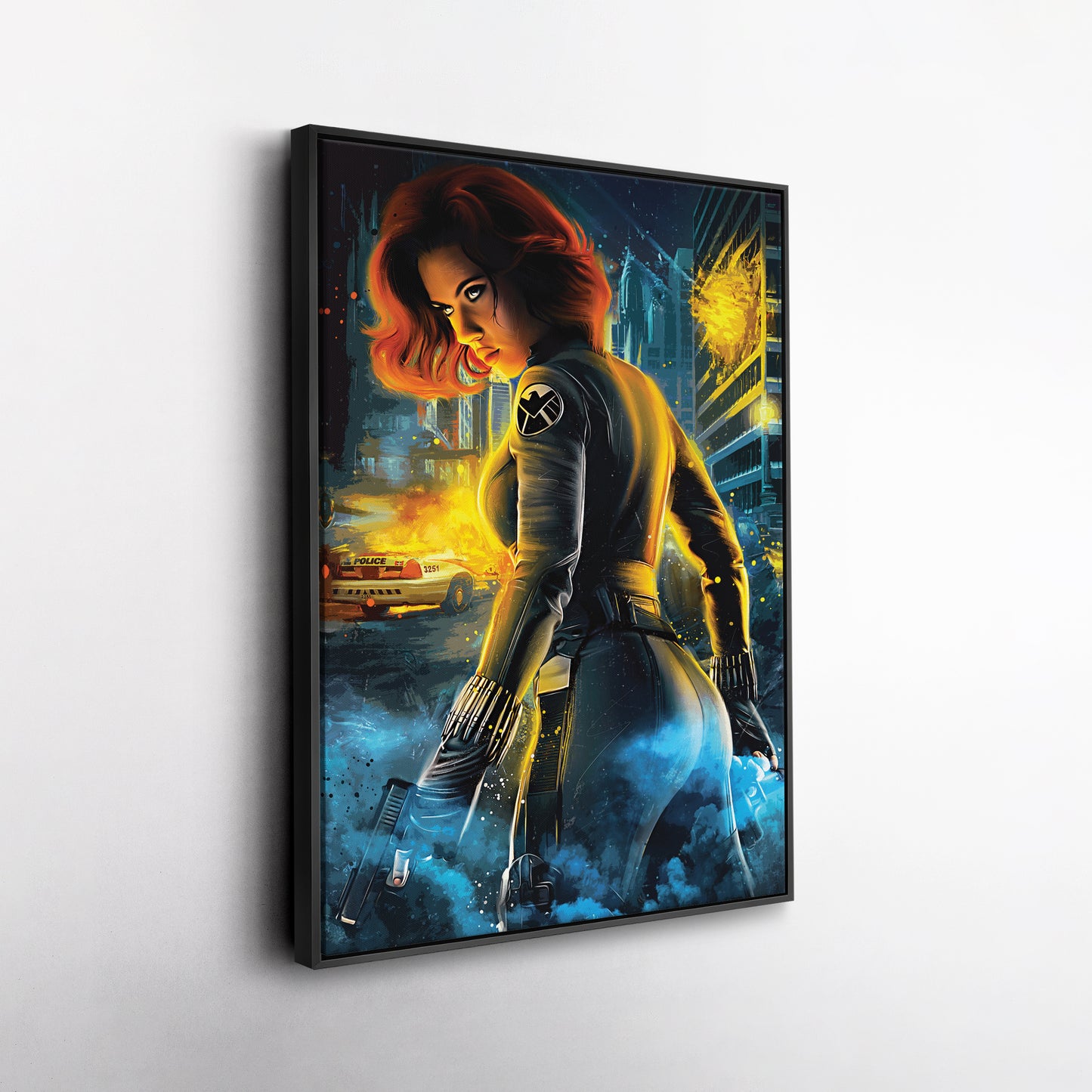 Black Widow Canvas Print | Marvel Superhero Wall Art