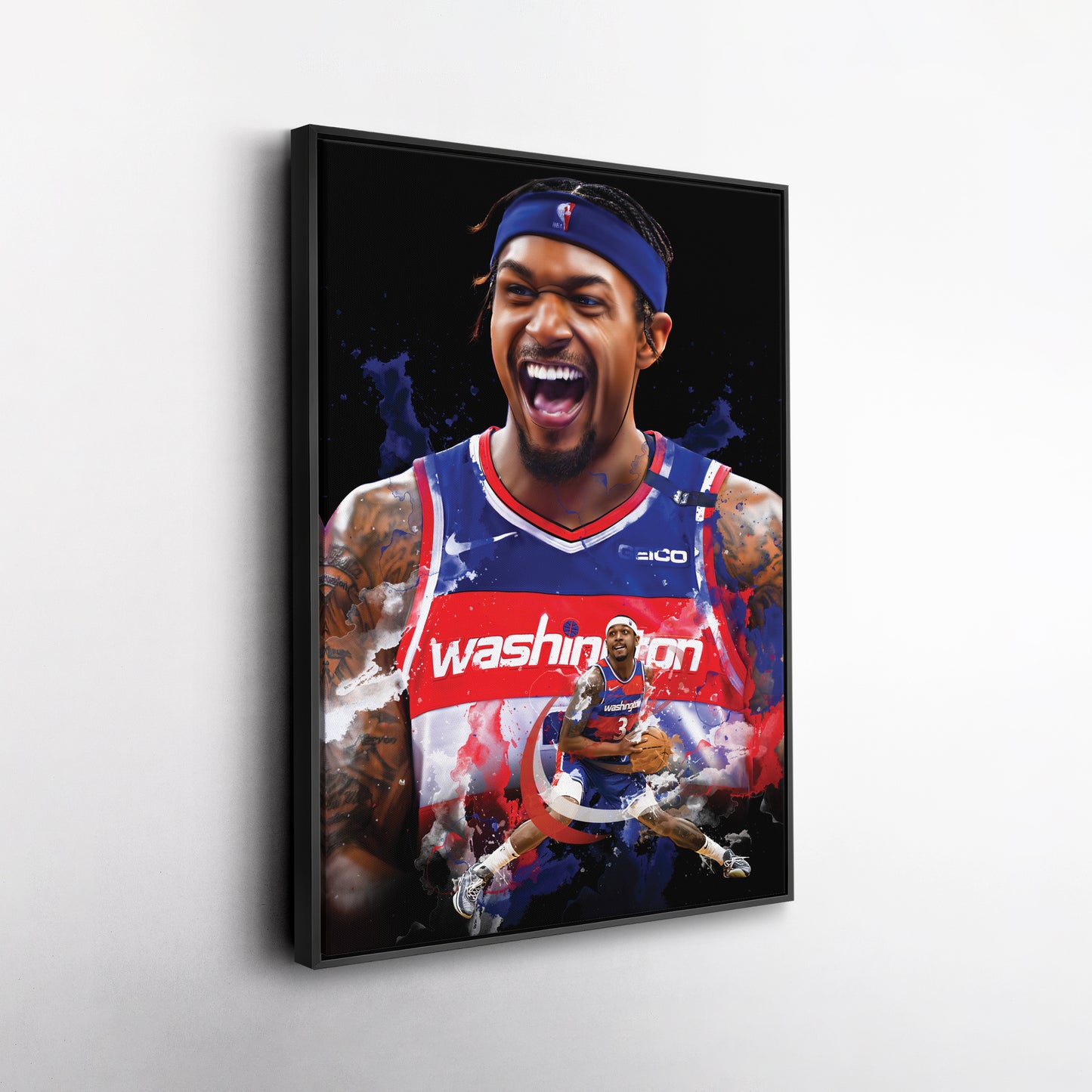 Bradley Beal Wizards Canvas Print | Washington Basketball Wall Art