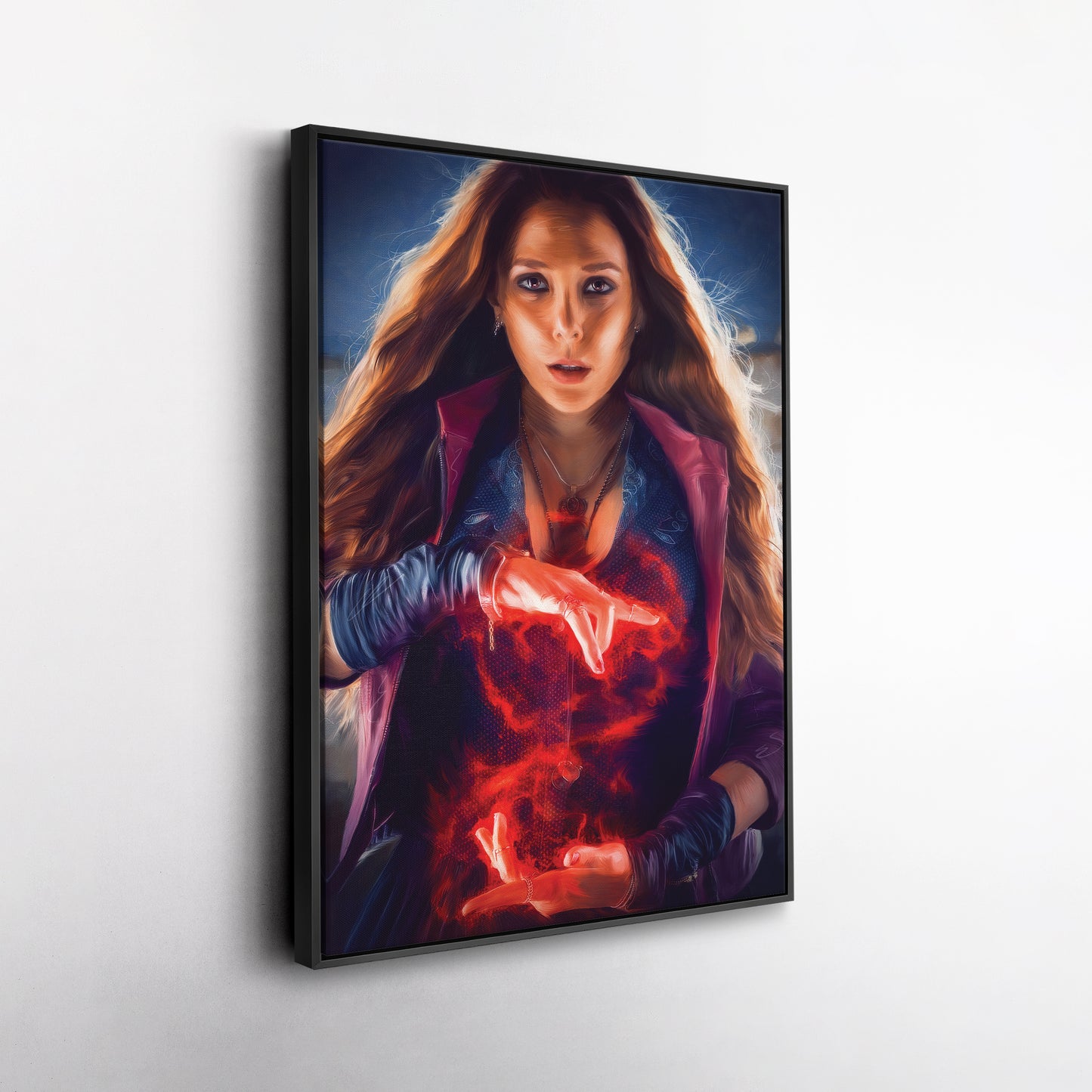 Wanda Maximoff Canvas Print | Marvel Scarlet Witch Wall Art