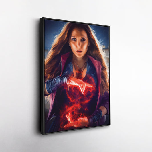 Wanda Maximoff Canvas Print | Marvel Scarlet Witch Wall Art