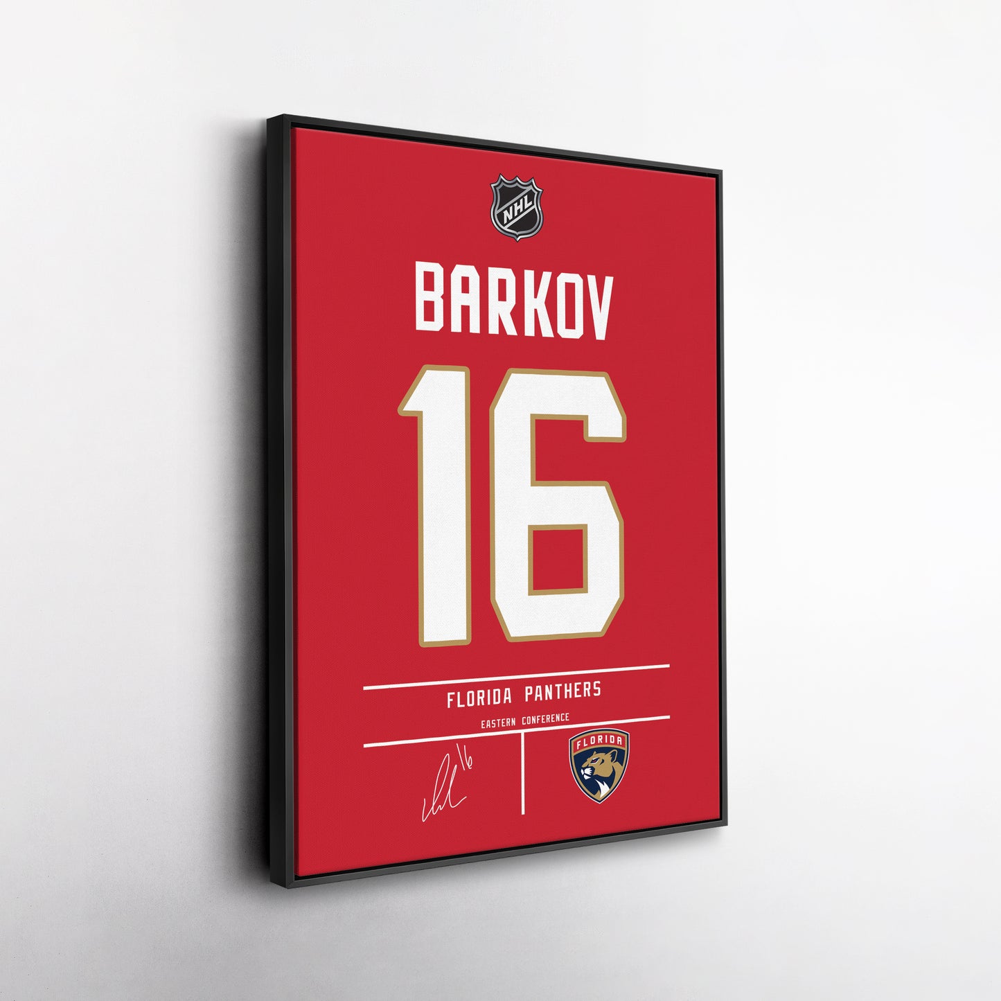 Aleksander Barkov Panthers Jersey Canvas Print | Wall Art Decor