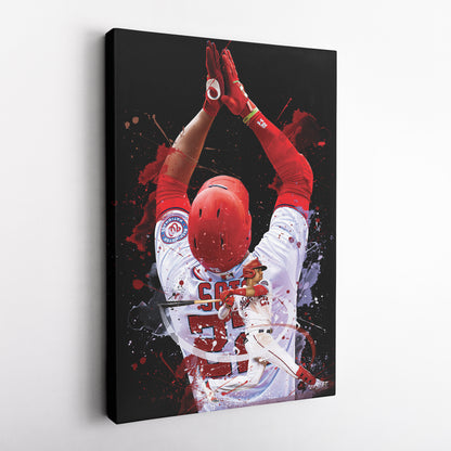Juan Soto Nationals Canvas Print | Washington Baseball Wall Art