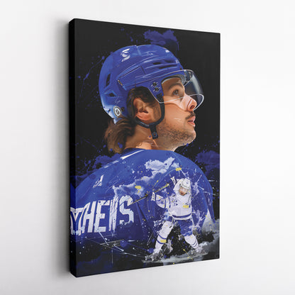 Auston Matthews Toronto Maple Leafs Canvas Print | NHL Hockey Wall Art