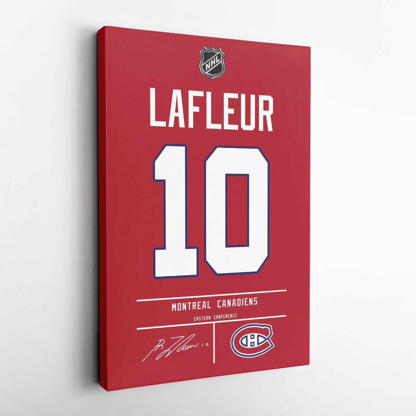 Guy Lafleur Canadiens Jersey Canvas Print | Wall Art Decor