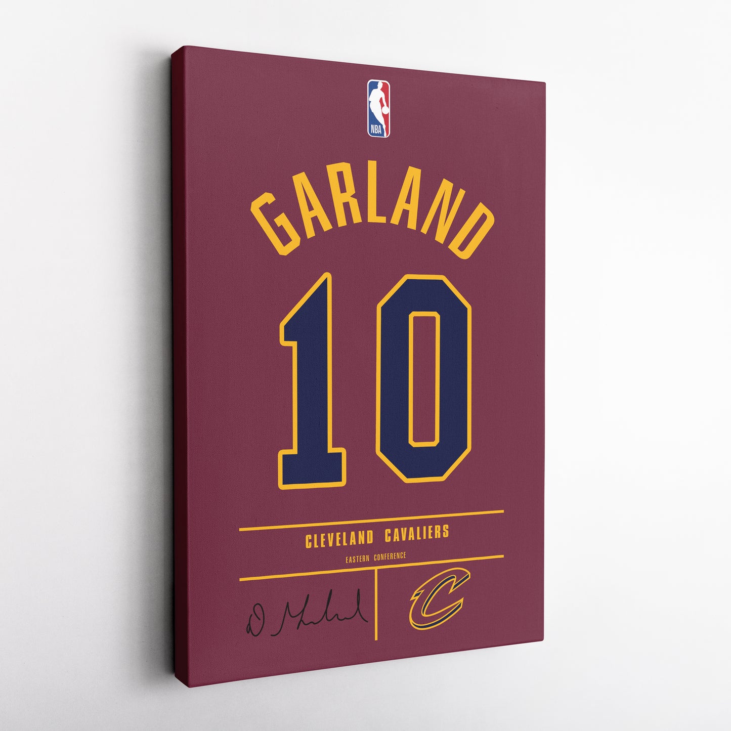 Darius Garland Cavaliers Jersey Canvas Print | Wall Art Decor