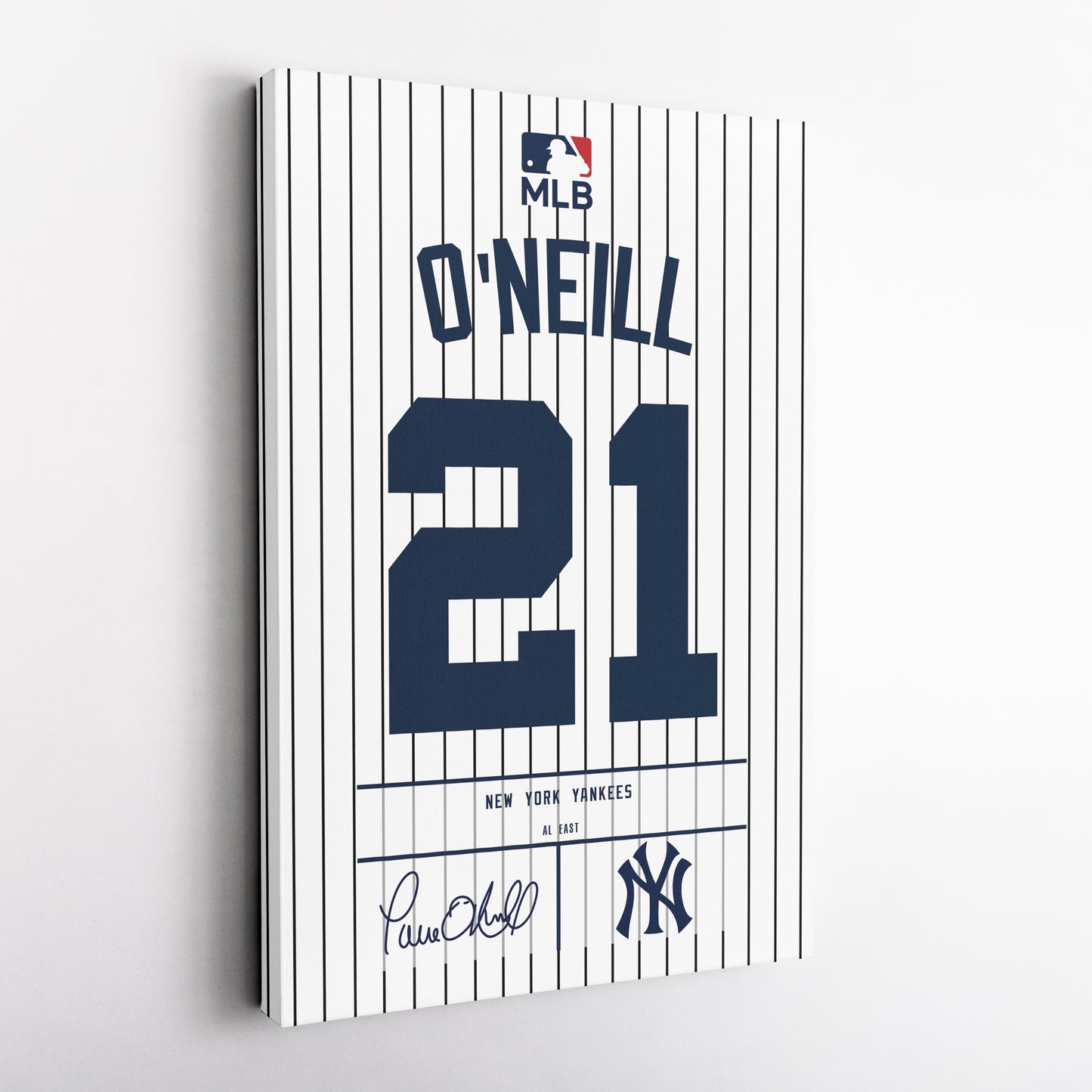 Paul O'Neill Yankees Jersey Canvas Print | Wall Art Decor
