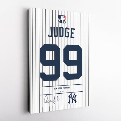 Aaron Judge Yankees Jersey Canvas Print | Wall Art Decor