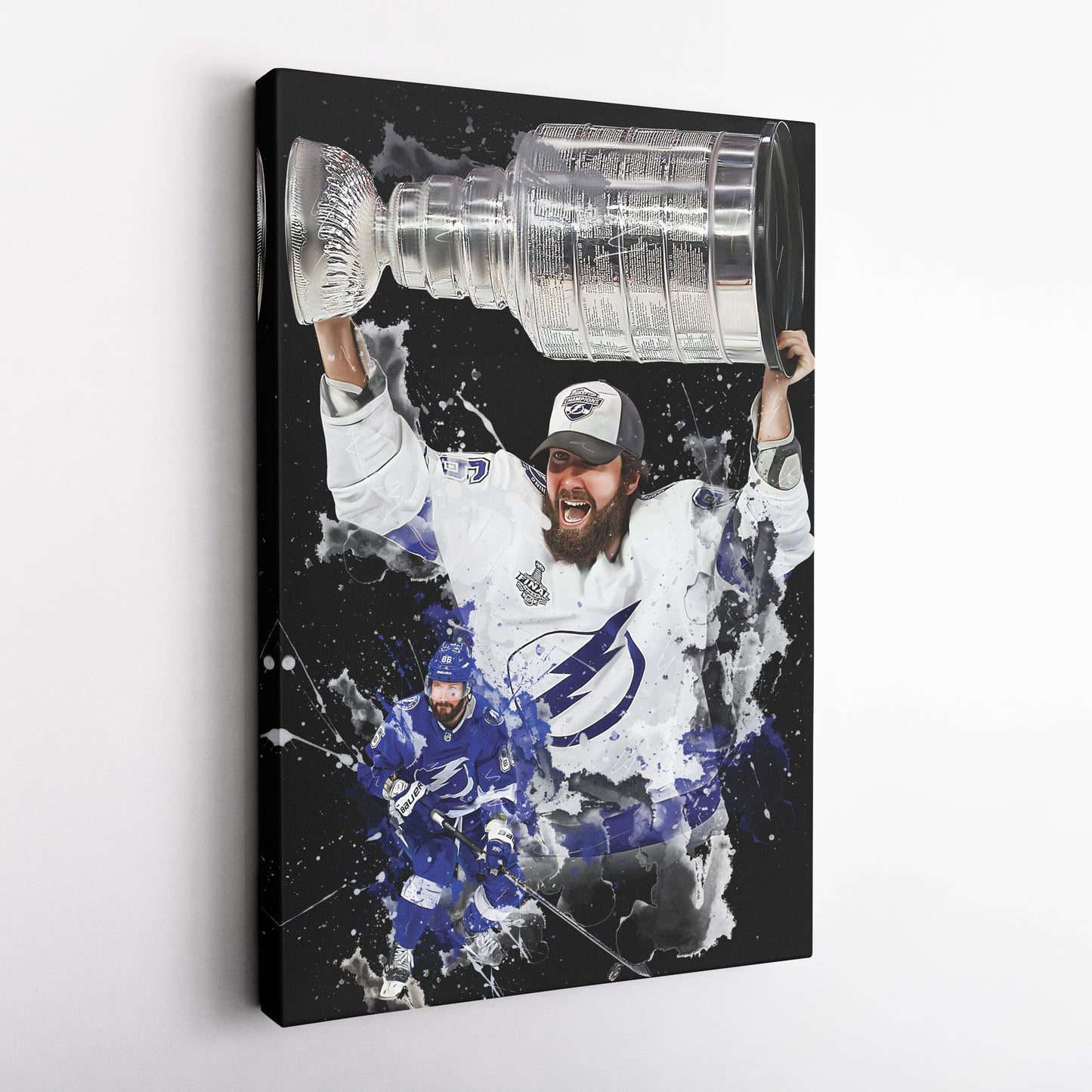 Nikita Kucherov Tampa Bay Lightning Canvas Print | NHL Hockey Wall Art