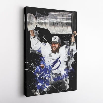 Nikita Kucherov Tampa Bay Lightning Canvas Print | NHL Hockey Wall Art