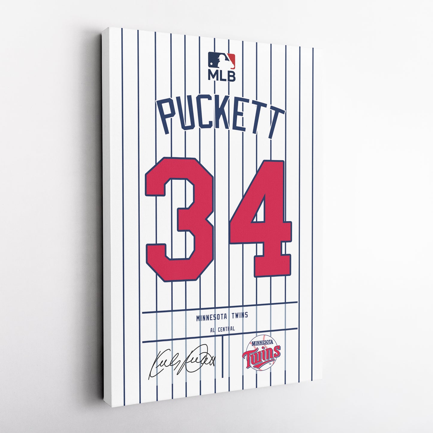 Kirby Puckett Twins Jersey Canvas Print | Wall Art Decor