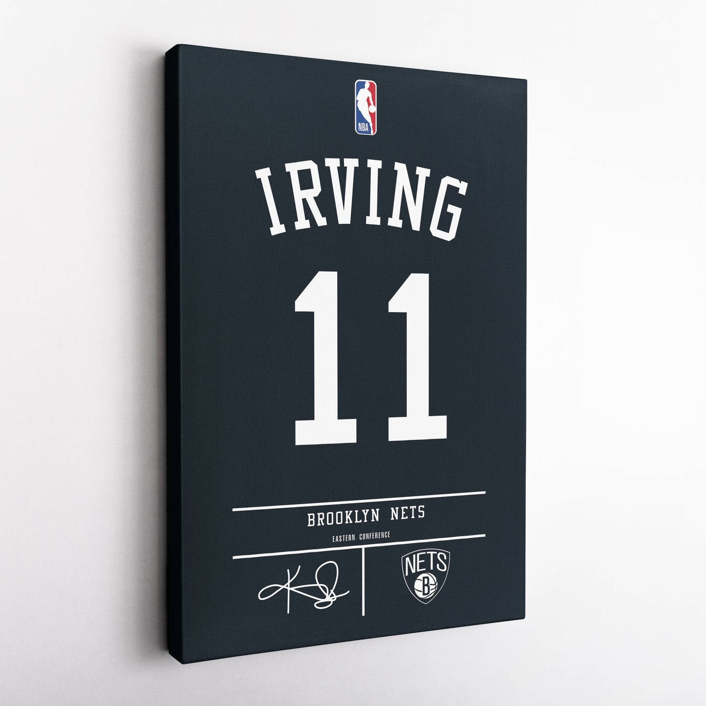 Kyrie Irving Nets Jersey Canvas Print | Wall Art Decor