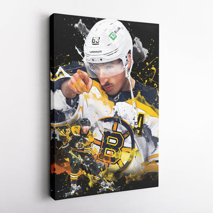 Brad Marchand Boston Bruins Canvas Print | NHL Hockey Wall Art