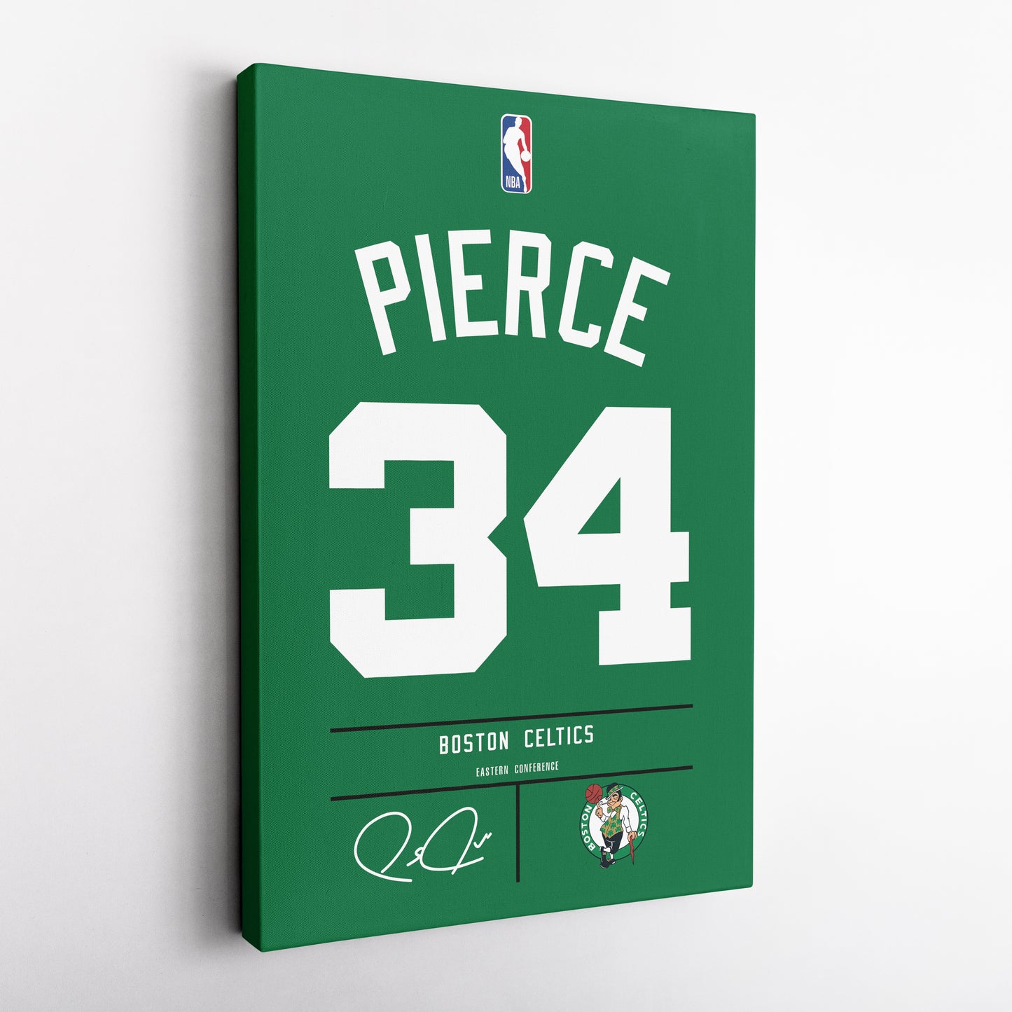 Paul Pierce Boston Celtics Jersey Canvas Wall Art