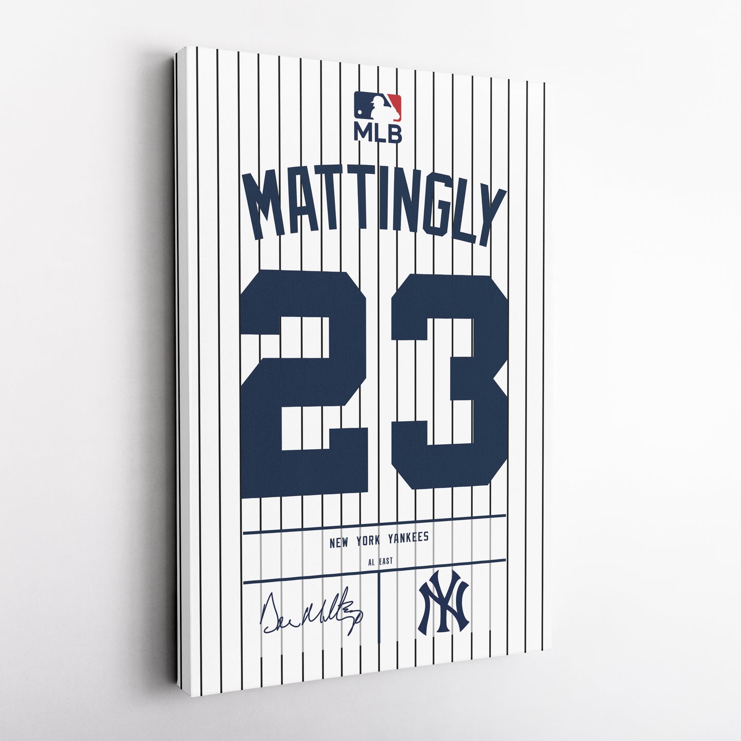 Don Mattingly Yankees Jersey Canvas Print | Wall Art Decor