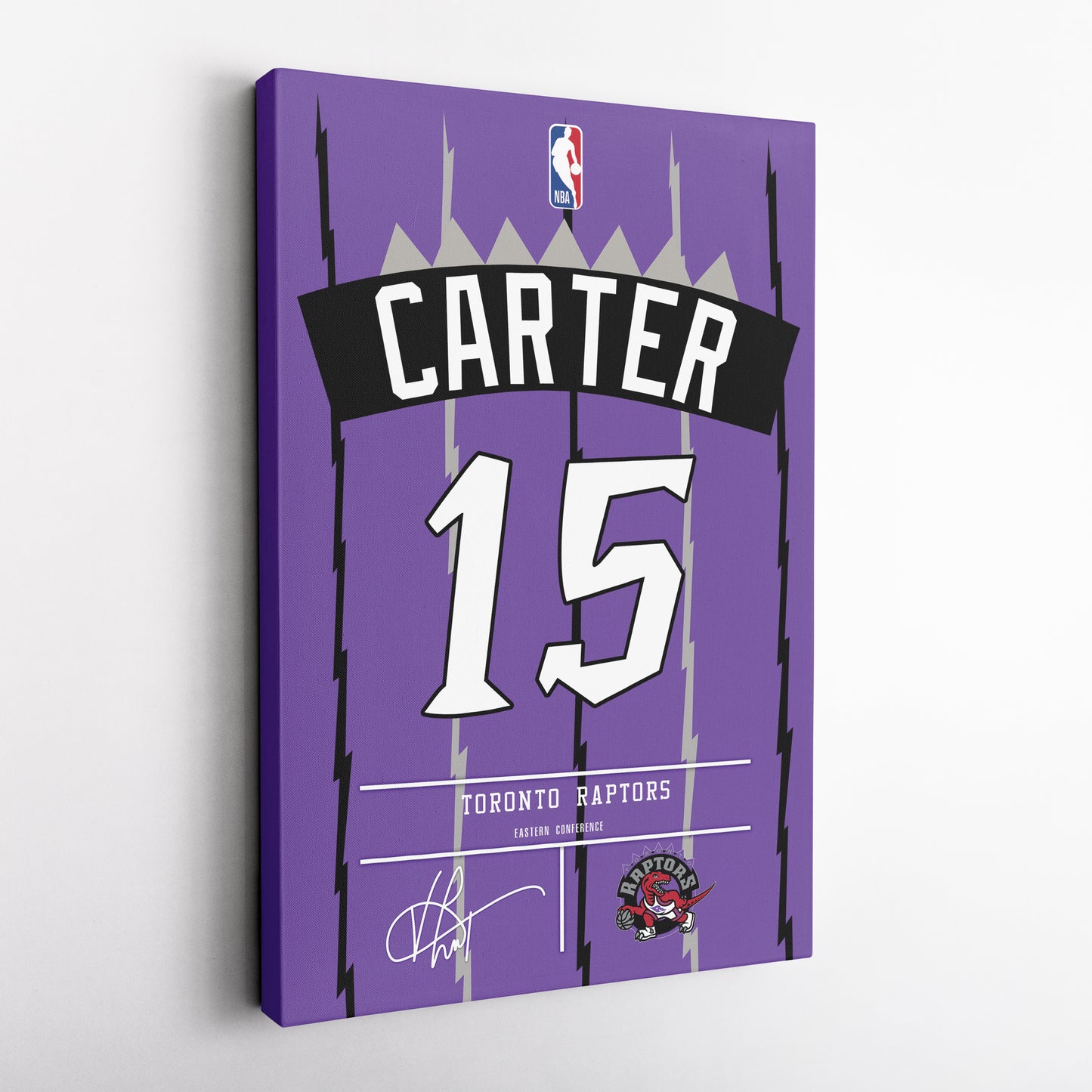 Vince Carter Raptors Jersey Canvas Print | Wall Art Decor