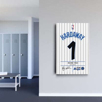 Penny Hardaway Orlando Magic Jersey Canvas Print | Wall Art Decor