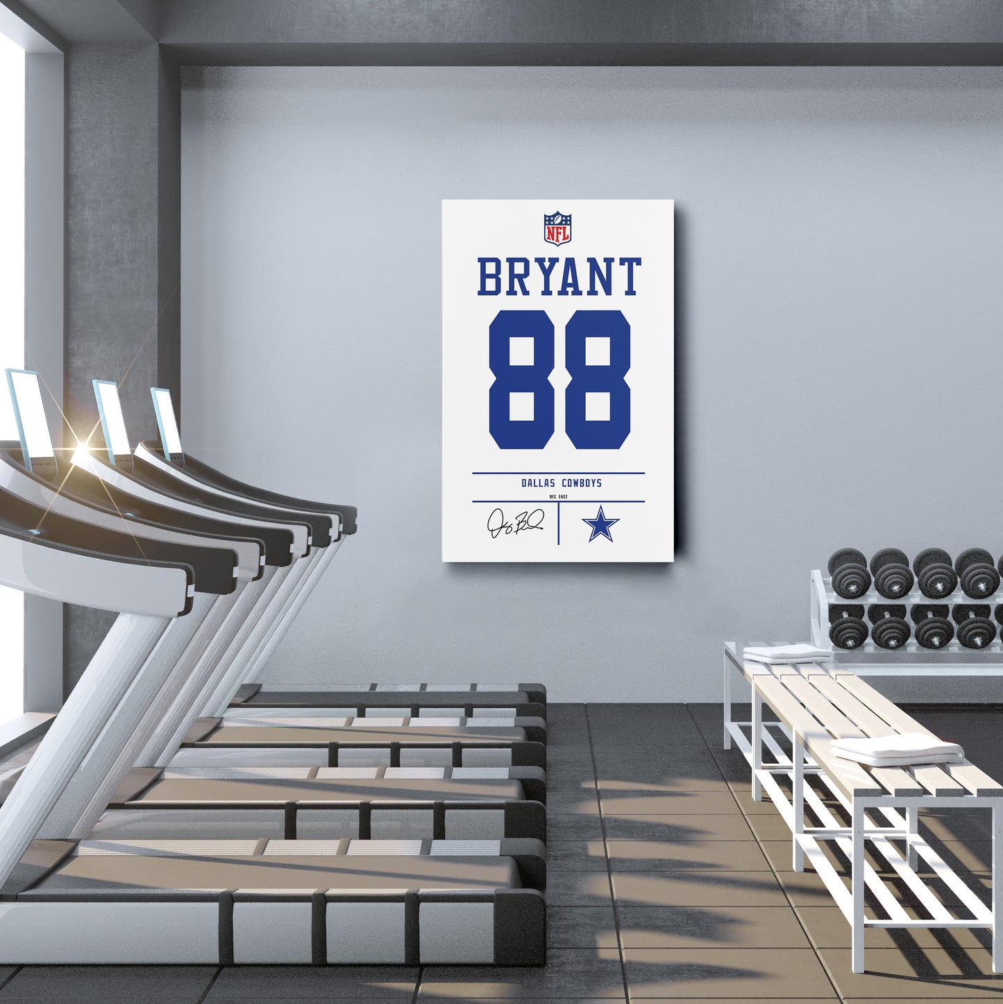Dez Bryant Cowboys Jersey Canvas Print | Wall Art Decor