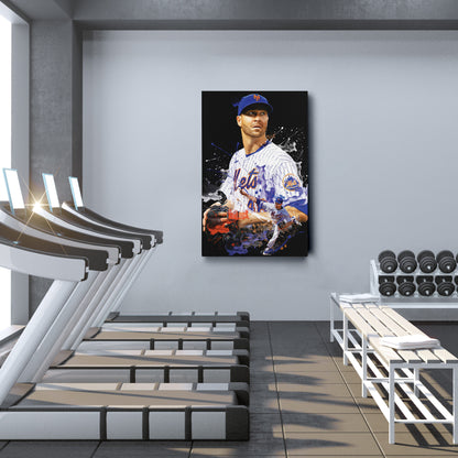 Jacob deGrom Mets Canvas Print | New York Baseball Wall Art