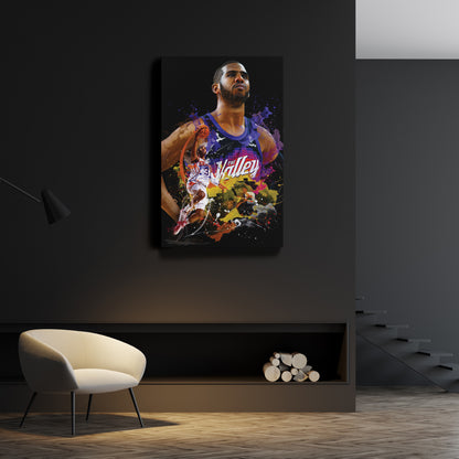 Chris Paul Suns Canvas Print | Phoenix Basketball Wall Art