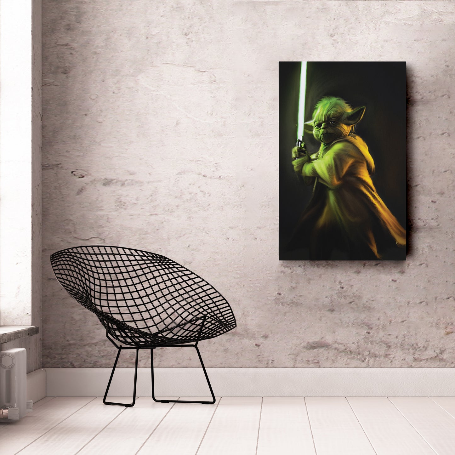 Master Yoda Canvas Print | Star Wars Jedi Master Wall Art