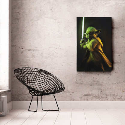 Master Yoda Canvas Print | Star Wars Jedi Master Wall Art