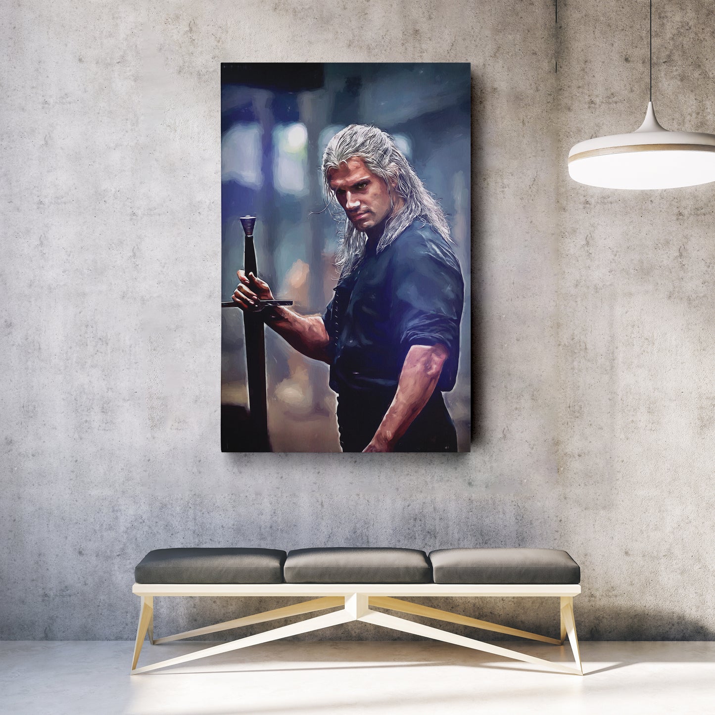 Geralt of Rivia Canvas Print | The Witcher Wall Art Decor