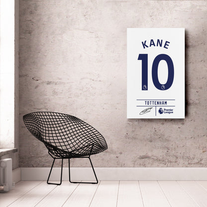 Harry Kane Tottenham Hotspur Jersey Canvas Print | Wall Art Decor
