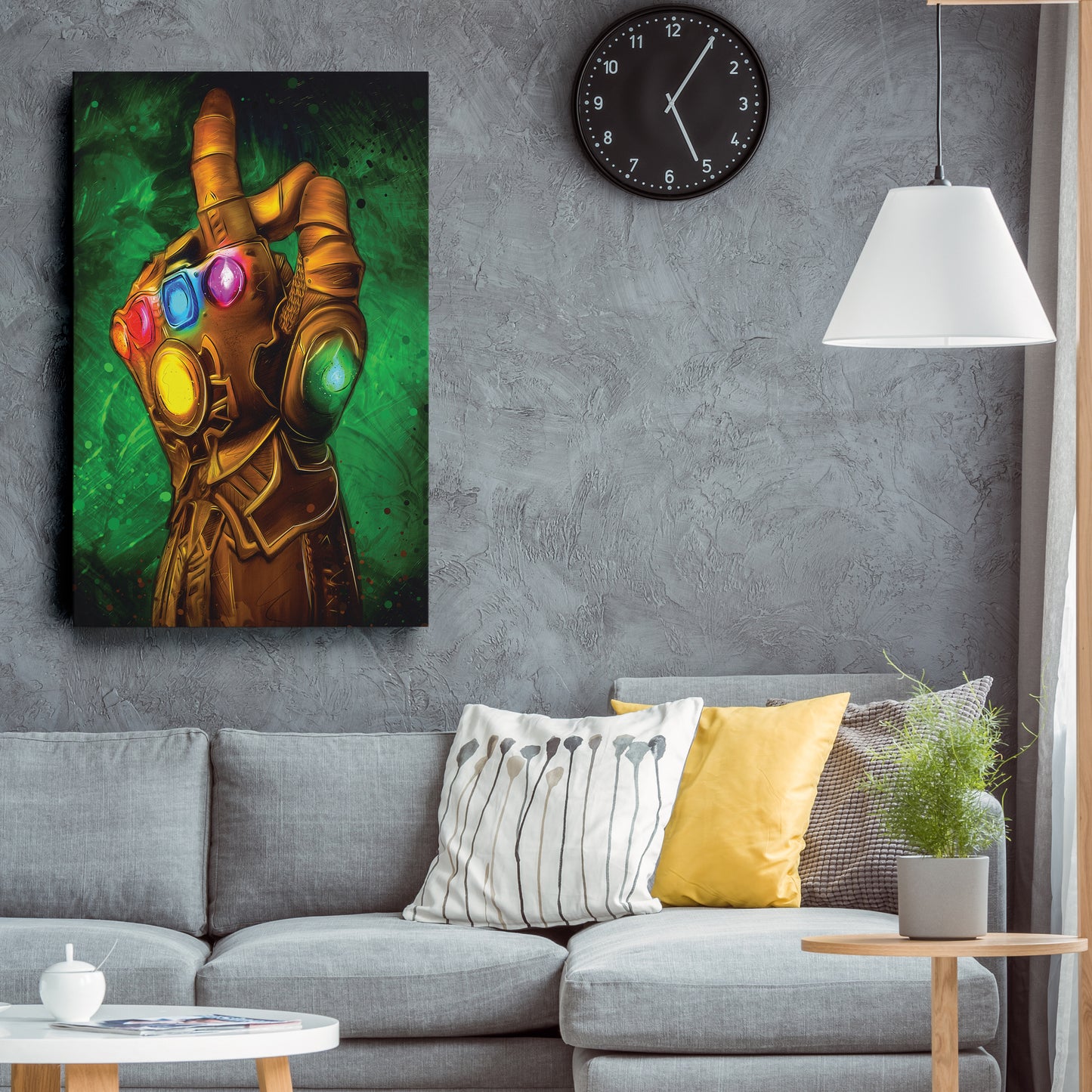 Infinity Gauntlet Canvas Print | Marvel Cosmic Power Wall Art