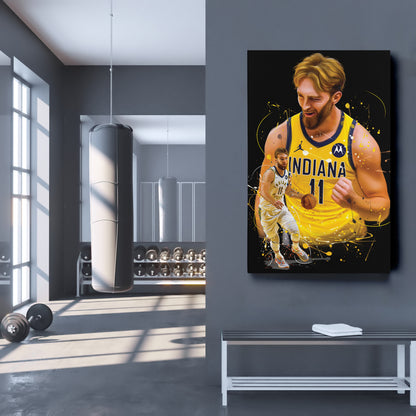 Domantas Sabonis Pacers Canvas Print | Indiana Basketball Wall Art