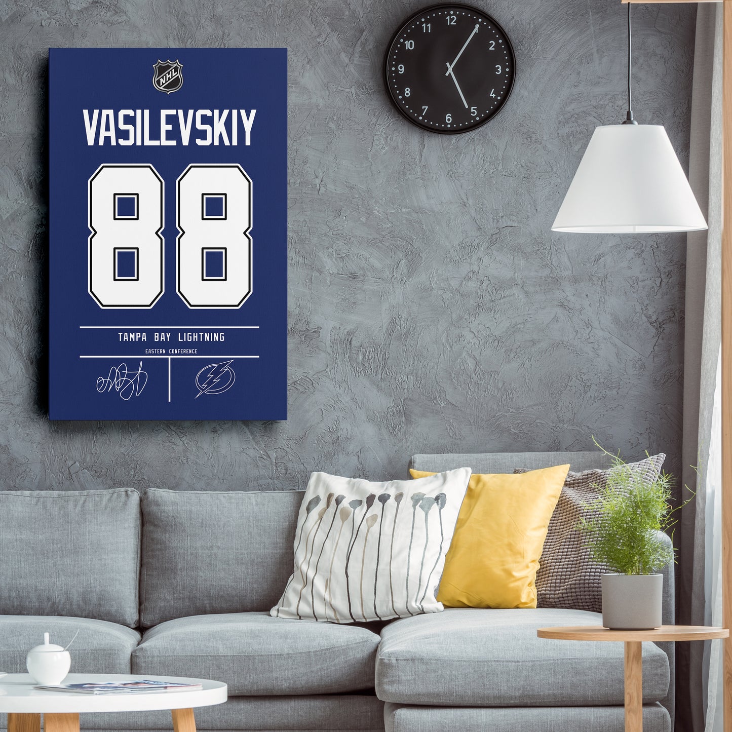 Andrei Vasilevskiy Lightning Jersey Art