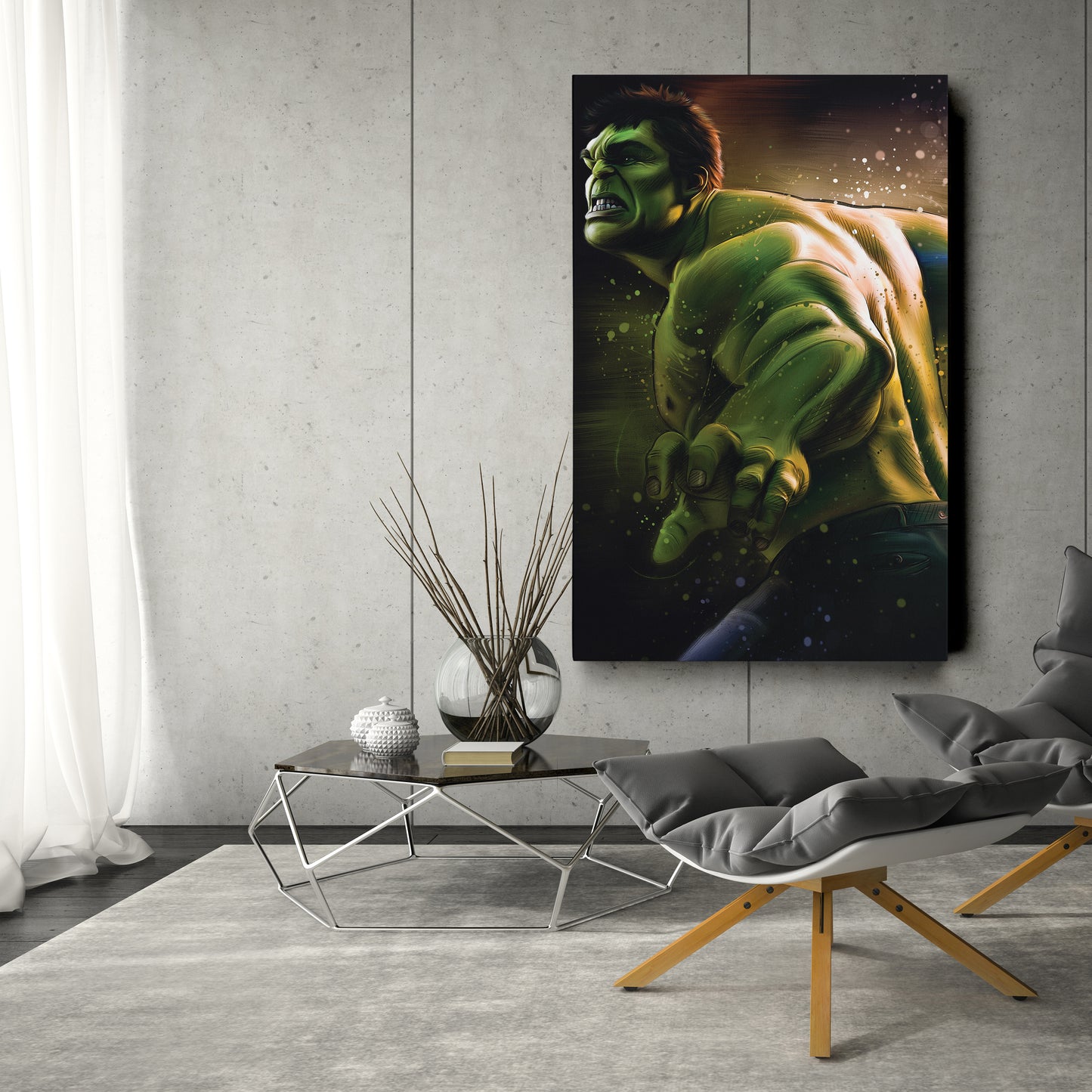 Hulk Canvas Print | Marvel Superhero Wall Art