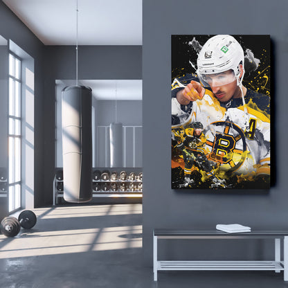 Brad Marchand Boston Bruins Canvas Print | NHL Hockey Wall Art