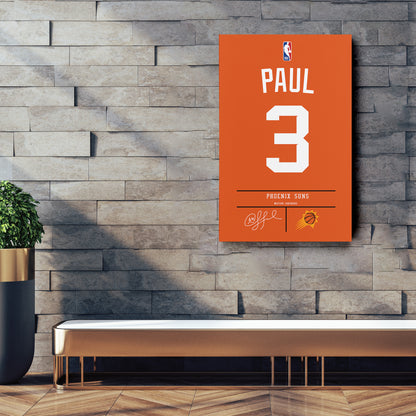 Chris Paul Suns Jersey Canvas Print | Wall Art Decor